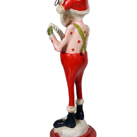 "Checking it Twice" Figurine by Jorge de Rojas - Picture 5 of 7